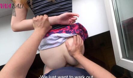 Разговоры с мужем по телефону во время измены - русское порно!